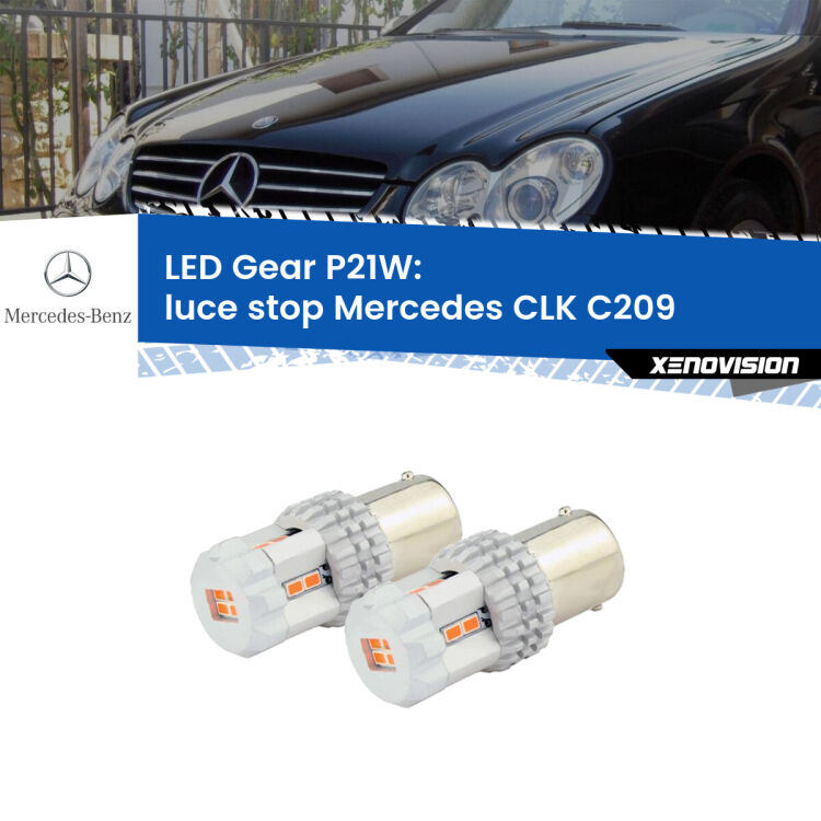 0 Luce Stop LED per Mercedes CLK C209 2002 - 2009: P21W Gear <p>Coppia <strong>LED P21W Rossi per </strong><strong>luce Stop</strong> <strong>Mercedes</strong> <strong>CLK </strong>(C209) 2002 - 2009: ultracompatti, illuminazione a 360 gradi e Canbus. Qualità Massima.</p>
<div> </div>