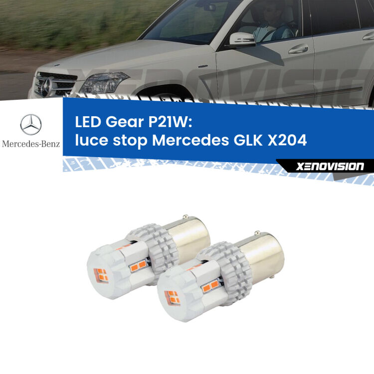 0 Luce Stop LED per Mercedes GLK X204 2008 - 2015: P21W Gear <p>Coppia <strong>LED P21W Rossi per </strong><strong>luce Stop</strong> <strong>Mercedes</strong> <strong>GLK </strong>(X204) 2008 - 2015: ultracompatti, illuminazione a 360 gradi e Canbus. Qualità Massima.</p>
<div> </div>