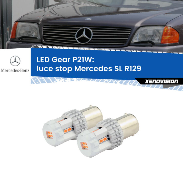0 Luce Stop LED per Mercedes SL R129 1989 - 2001: P21W Gear <p>Coppia <strong>LED P21W Rossi per </strong><strong>luce Stop</strong> <strong>Mercedes</strong> <strong>SL </strong>(R129) 1989 - 2001: ultracompatti, illuminazione a 360 gradi e Canbus. Qualità Massima.</p>
<div> </div>