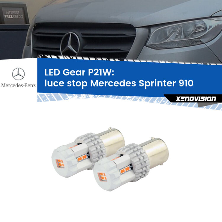 0 Luce Stop LED per Mercedes Sprinter 910 2018 in poi: P21W Gear <p>Coppia <strong>LED P21W Rossi per </strong><strong>luce Stop</strong> <strong>Mercedes</strong> <strong>Sprinter </strong>(910) 2018 in poi: ultracompatti, illuminazione a 360 gradi e Canbus. Qualità Massima.</p>
<div> </div>