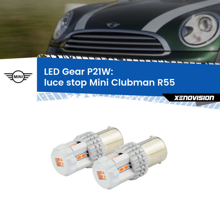0 Luce Stop LED per Mini Clubman R55 2007 - 2015: P21W Gear <p>Coppia <strong>LED P21W Rossi per </strong><strong>luce Stop</strong> <strong>Mini</strong> <strong>Clubman </strong>(R55) 2007 - 2015: ultracompatti, illuminazione a 360 gradi e Canbus. Qualità Massima.</p>
<div> </div>