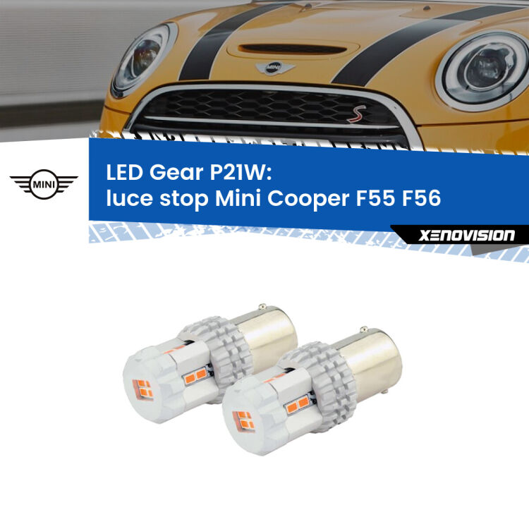 0 Luce Stop LED per Mini Cooper F55 F56 2013 - 2017: P21W Gear <p>Coppia <strong>LED P21W Rossi per </strong><strong>luce Stop</strong> <strong>Mini</strong> <strong>Cooper </strong>(F55 F56) 2013 - 2017: ultracompatti, illuminazione a 360 gradi e Canbus. Qualità Massima.</p>
<div> </div>