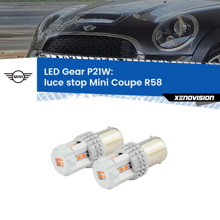 0 Luce Stop LED per Mini Coupe R58 2011 - 2015: P21W Gear <p>Coppia <strong>LED P21W Rossi per </strong><strong>luce Stop</strong> <strong>Mini</strong> <strong>Coupe </strong>(R58) 2011 - 2015: ultracompatti, illuminazione a 360 gradi e Canbus. Qualità Massima.</p>
<div> </div>