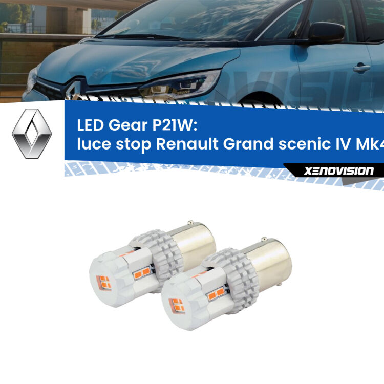 0 Luce Stop LED per Renault Grand scenic IV Mk4 2016 - 2022: P21W Gear <p>Coppia <strong>LED P21W Rossi per </strong><strong>luce Stop</strong> <strong>Renault</strong> <strong>Grand scenic IV </strong>(Mk4) 2016 - 2022: ultracompatti, illuminazione a 360 gradi e Canbus. Qualità Massima.</p>
<div> </div>
