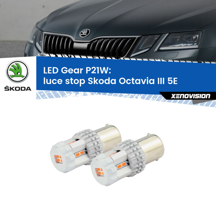 0 Luce Stop LED per Skoda Octavia III 5E 2012 - 2018: P21W Gear <p>Coppia <strong>LED P21W Rossi per </strong><strong>luce Stop</strong> <strong>Skoda</strong> <strong>Octavia III </strong>(5E) 2012 - 2018: ultracompatti, illuminazione a 360 gradi e Canbus. Qualità Massima.</p>
<div> </div>