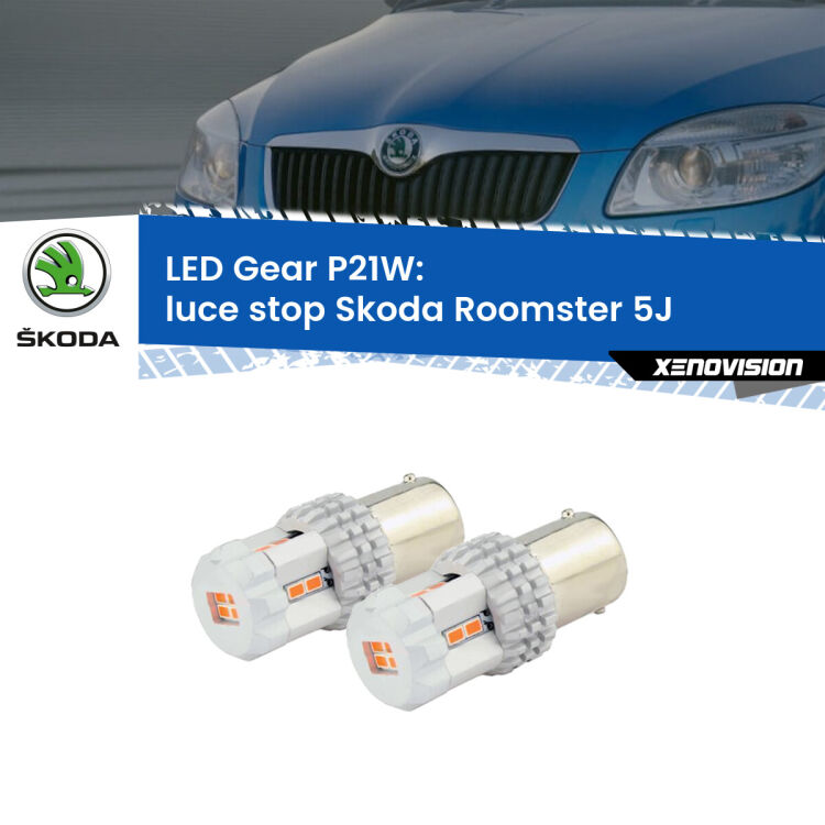 0 Luce Stop LED per Skoda Roomster 5J 2006 - 2015: P21W Gear <p>Coppia <strong>LED P21W Rossi per </strong><strong>luce Stop</strong> <strong>Skoda</strong> <strong>Roomster </strong>(5J) 2006 - 2015: ultracompatti, illuminazione a 360 gradi e Canbus. Qualità Massima.</p>
<div> </div>