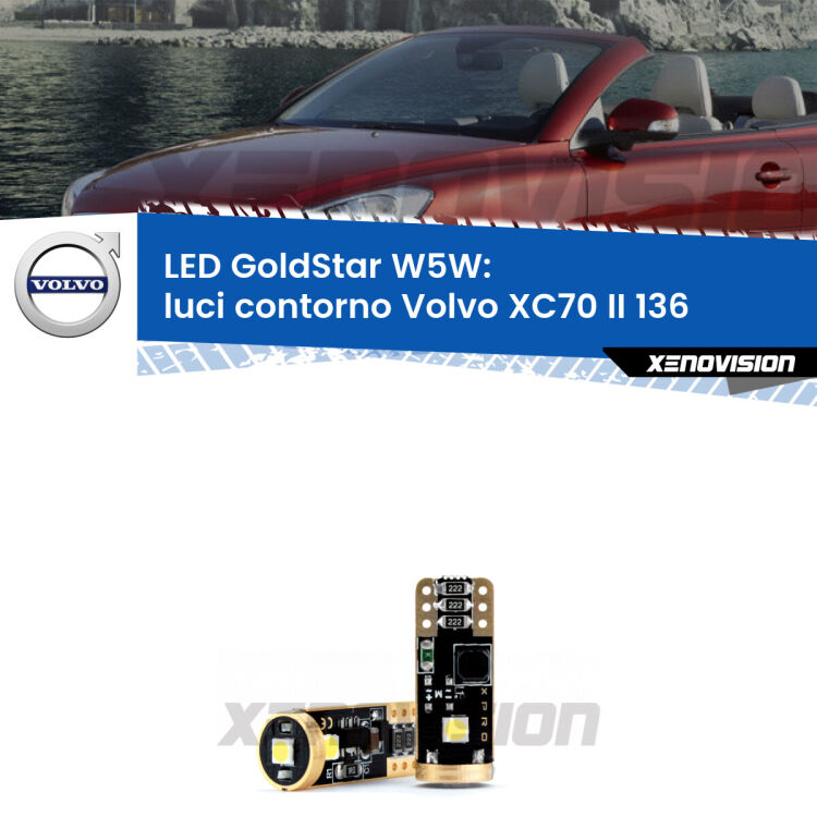<strong>Luci Contorno LED Volvo XC70 II</strong> 136 2007 - 2015: ottima luminosità a 360 gradi. Si inseriscono ovunque. Canbus, Top Quality.