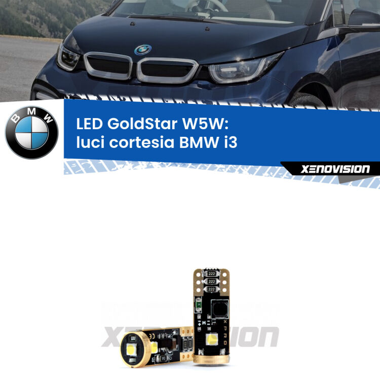 <strong>Luci Cortesia LED BMW i3</strong>  2013 - 2023: ottima luminosità a 360 gradi. Si inseriscono ovunque. Canbus, Top Quality.