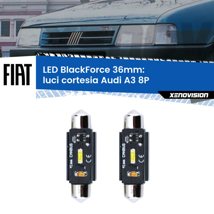 0 Luci Lettura LED per Fiat Uno 1983 - 1995: C5W BlackForce 36mm (Coppia) <strong>Luci Lettura LED per Fiat Uno</strong> 1983 - 1995. Coppia lampade <strong>C5W</strong> 36mm modello BlackForce canbus.
