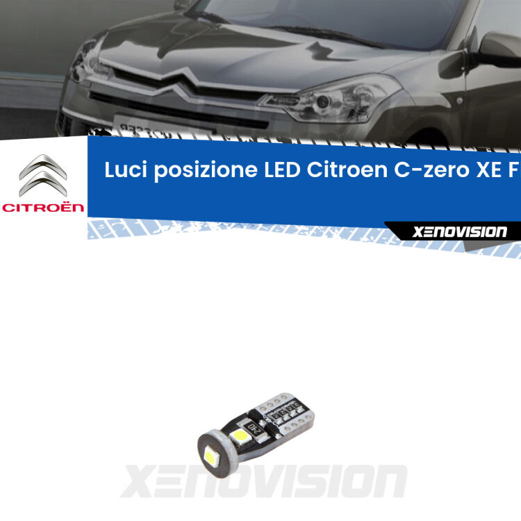 <p><strong>Luci posizione LED Citroen C-zero</strong>: Canbus. Compatto. Perfetto per illuminare con una luce bianca cristallina a LED.</p>
