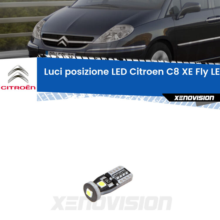 <p><strong>Luci posizione LED Citroen C8</strong>: Canbus. Compatto. Perfetto per illuminare con una luce bianca cristallina a LED.</p>