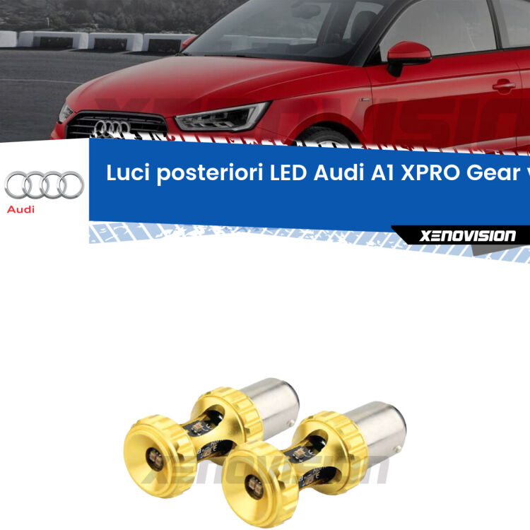 0 Luci posteriori LED Audi A1 8X: Gear v2.0 P21W Rosse (Coppia) <p>Pregiati chip Philips ZES luce Rossa per <strong>luci posteriori LED Audi A1 8X</strong>. Super Canbus, Top Quality.</p>