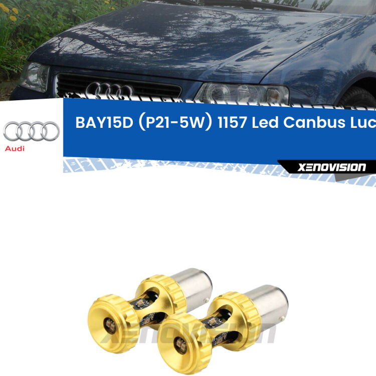 0 ASYC P21/5W: luci posteriori LED Audi A3 (8L) 1996-2003 <p>8x volte più luce. Pregiati chip Philips ZES a luce Rossa per luci posteriori Audi A3 (8L) 1996 - 2003. Frenate decise, ben visibili. Super Canbus, Top Quality.</p>