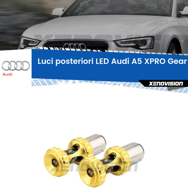 0 Luci posteriori LED Audi A5 8T: Gear v2.0 P21W Rosse (Coppia) <p>Pregiati chip Philips ZES luce Rossa per <strong>luci posteriori LED Audi A5 8T</strong>. Super Canbus, Top Quality.</p>