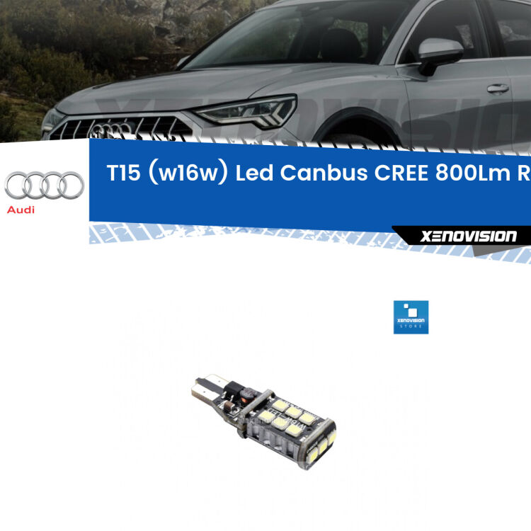 0 Luci posteriori LED Audi Q3 | XPRO CR35 (1 pz) <p><span style="color: #626262;">5x volte più luce. Un LED luce rossa T15 (w16w) per luci posteriori su </span><span style="color: #626262;">Audi Q3</span><span style="color: #626262;">. Si inseriscono ovunque. Canbus, Top Quality.</span></p>