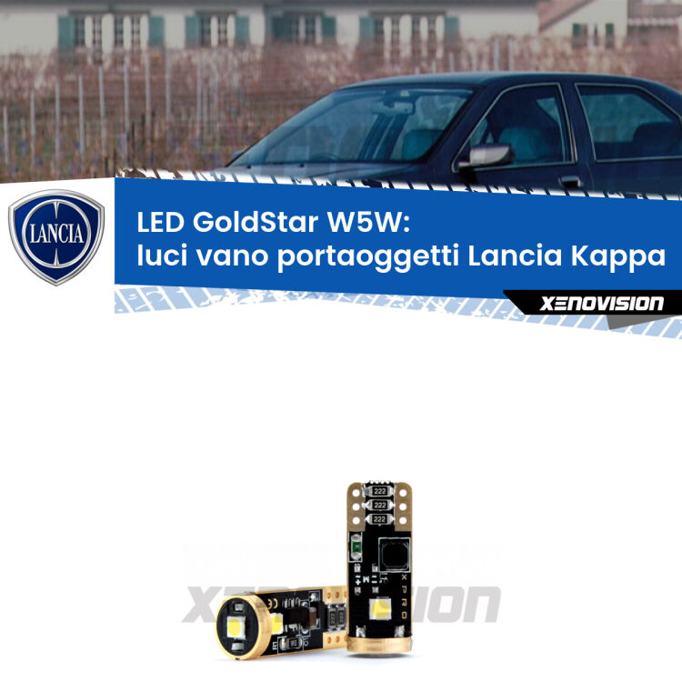 <strong>Luci Vano Portaoggetti LED Lancia Kappa</strong>  1994 - 2001: ottima luminosità a 360 gradi. Si inseriscono ovunque. Canbus, Top Quality.