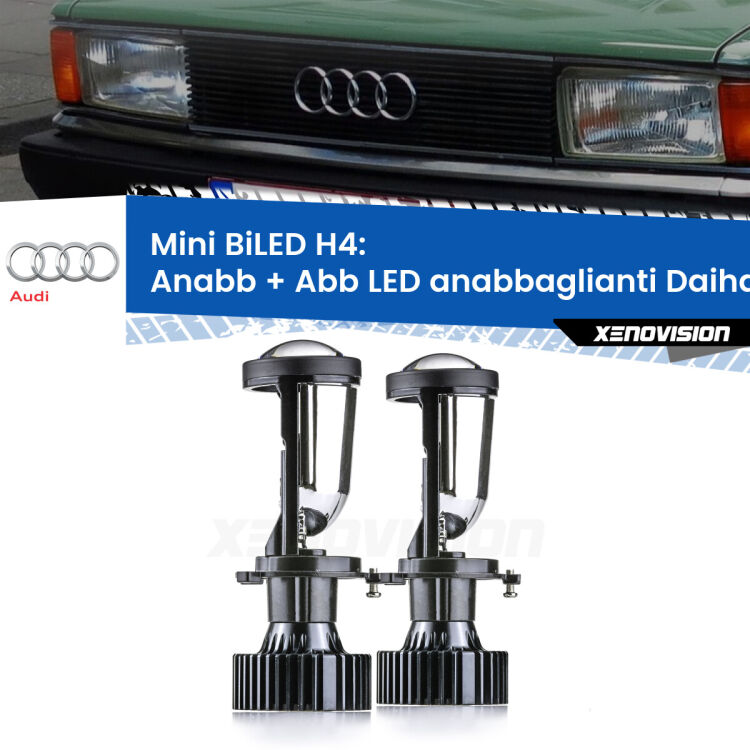 Belli nel faro da spenti e fenomenali da accesi. Trasforma il faro della tua Audi 80</strong> B2 1978 - 1986 in un potente lenticolare Bi-LED. Qualità Massima.