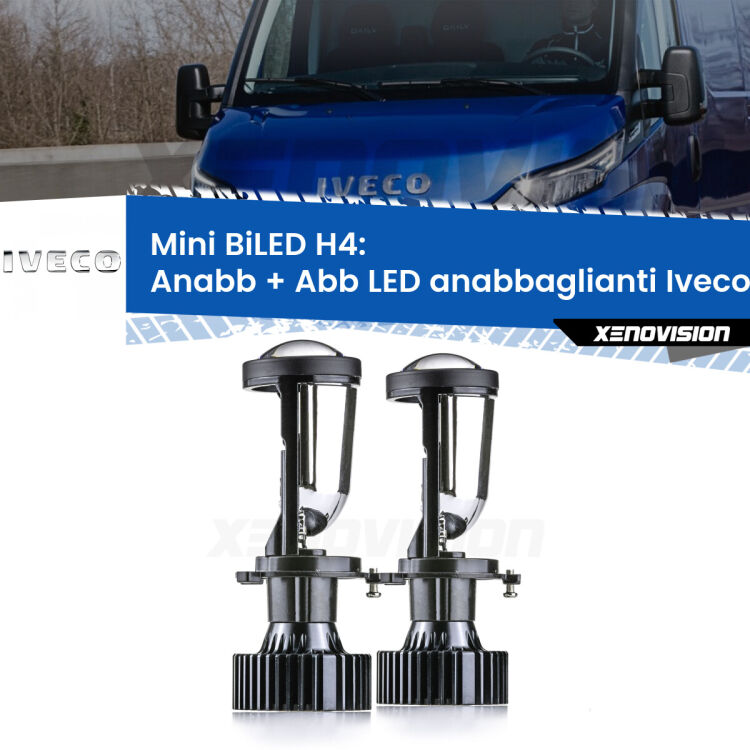 0 Mini BiLED: Proiettori H4 per Iveco Daily I MK1 1978 - 1999 Belli nel faro da spenti e fenomenali da accesi. Trasforma il faro della tua Iveco Daily I</strong> MK1 1978 - 1999 in un potente lenticolare Bi-LED. Qualità Massima.