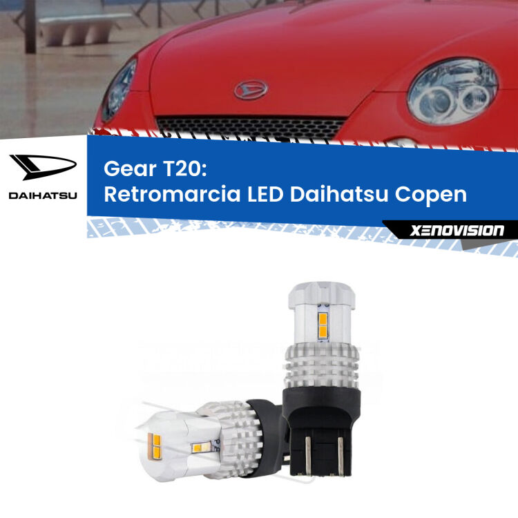 0 Retromarcia LED Daihatsu Copen  2003 - 2012: T20 Bolt <strong>LED T20 </strong><strong>retromarcia</strong> <strong>Daihatsu</strong> <strong>Copen </strong> 2003 - 2012. Coppia LED effetto Stealth, ottima resa in ogni direzione, Qualità Massima.