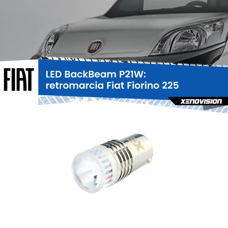 0 Retromarcia LED Fiat Fiorino 225 2008 - 2021: P21W BackBeam <strong>Retromarcia LED per Fiat Fiorino</strong> 225 2008 - 2021. Lampada <strong>P21W</strong> canbus. Illumina a giorno con questo straordinario cannone LED a luminosità estrema.