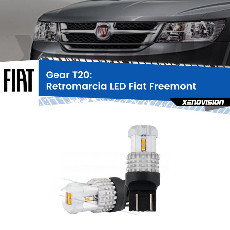 0 Retromarcia LED Fiat Freemont  2011 - 2016: T20 Bolt <strong>LED T20 </strong><strong>retromarcia</strong> <strong>Fiat</strong> <strong>Freemont </strong> 2011 - 2016. Coppia LED effetto Stealth, ottima resa in ogni direzione, Qualità Massima.