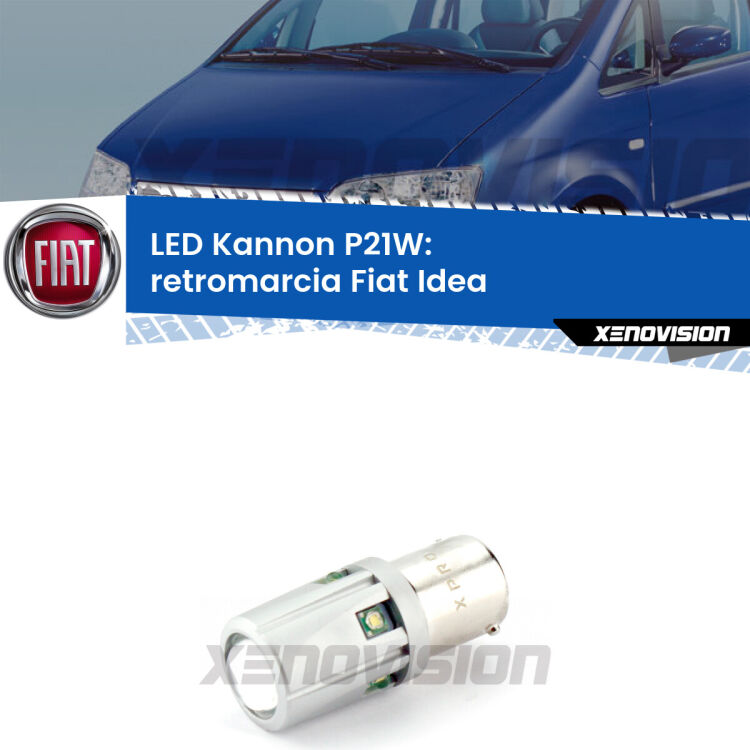 <strong>LED per Retromarcia Fiat Idea  2003 - 2015.</strong>Lampadina P21W con una poderosa illuminazione frontale rafforzata da 5 potenti chip laterali.
