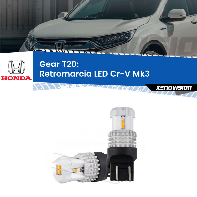 0 Retromarcia LED Honda Cr-V Mk3 2006 - 2010: T20 Bolt <strong>LED T20 </strong><strong>retromarcia</strong> <strong>Honda</strong> <strong>Cr-V </strong>(Mk3) 2006 - 2010. Coppia LED effetto Stealth, ottima resa in ogni direzione, Qualità Massima.