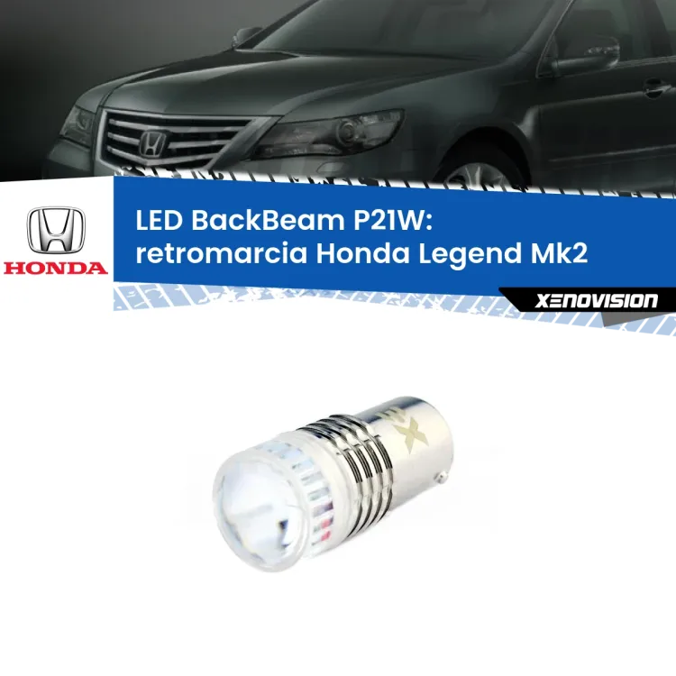 0 Retromarcia LED Honda Legend Mk2 1991 - 1996: P21W BackBeam <strong>Retromarcia LED per Honda Legend</strong> Mk2 1991 - 1996. Lampada <strong>P21W</strong> canbus. Illumina a giorno con questo straordinario cannone LED a luminosità estrema.
