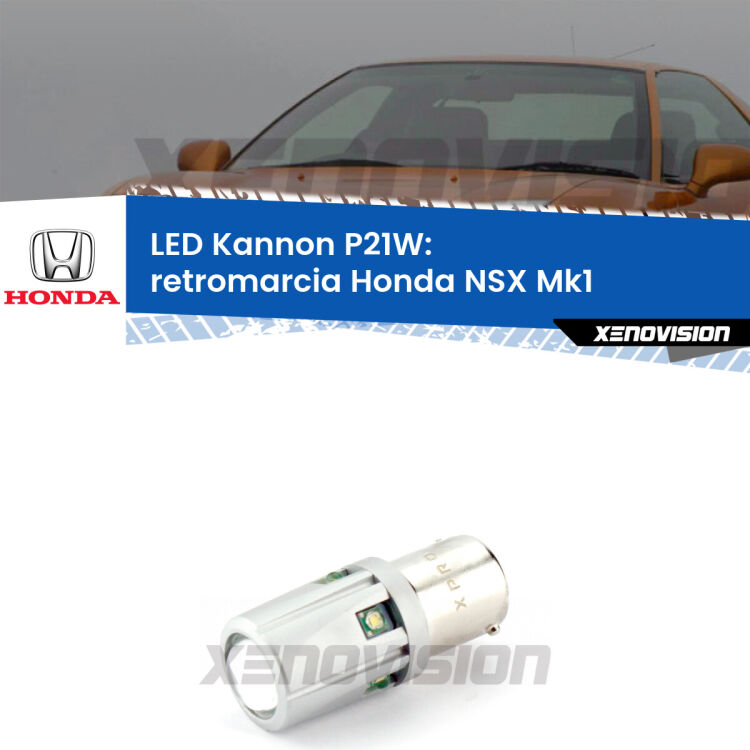 <strong>LED per Retromarcia Honda NSX Mk1 1990 - 2005.</strong>Lampadina P21W con una poderosa illuminazione frontale rafforzata da 5 potenti chip laterali.