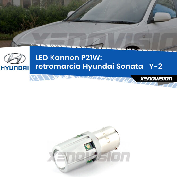 0 Retromarcia LED Hyundai Sonata   Y-2 1988 - 1993: P21W Kannon <strong>LED per Retromarcia Hyundai Sonata   Y-2 1988 - 1993.</strong>Lampadina P21W con una poderosa illuminazione frontale rafforzata da 5 potenti chip laterali.