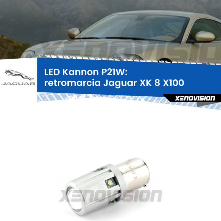 <strong>LED per Retromarcia Jaguar XK 8 X100 1996 - 2005.</strong>Lampadina P21W con una poderosa illuminazione frontale rafforzata da 5 potenti chip laterali.