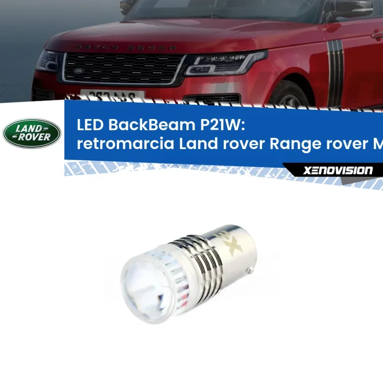 0 Retromarcia LED Land rover Range rover Mk1 1970 - 1994: P21W BackBeam <strong>Retromarcia LED per Land rover Range rover</strong> Mk1 1970 - 1994. Lampada <strong>P21W</strong> canbus. Illumina a giorno con questo straordinario cannone LED a luminosità estrema.