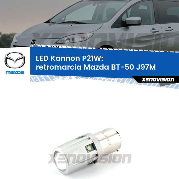 <strong>LED per Retromarcia Mazda BT-50 J97M 2006 - 2010.</strong>Lampadina P21W con una poderosa illuminazione frontale rafforzata da 5 potenti chip laterali.