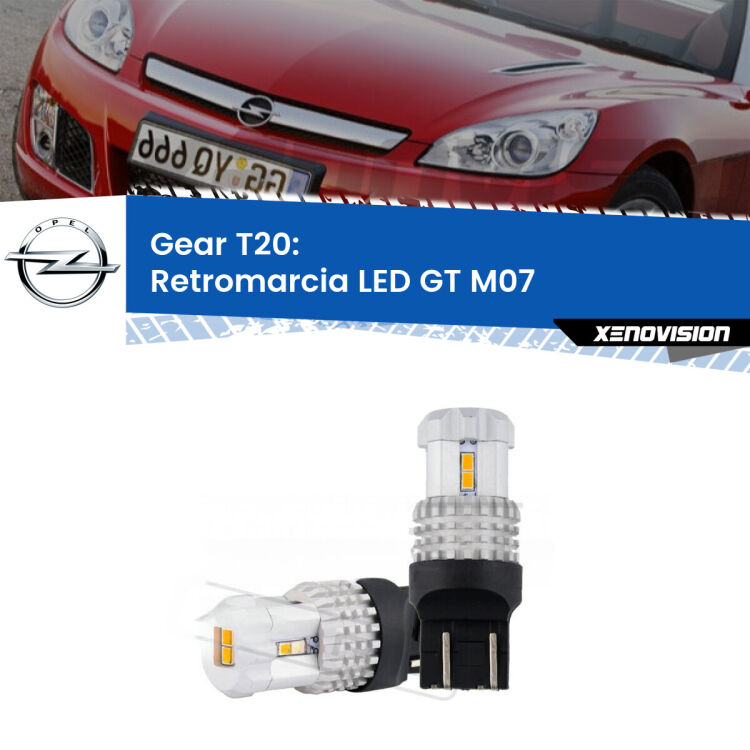 0 Retromarcia LED Opel GT M07 2007 - 2011: T20 Bolt <strong>LED T20 </strong><strong>retromarcia</strong> <strong>Opel</strong> <strong>GT </strong>(M07) 2007 - 2011. Coppia LED effetto Stealth, ottima resa in ogni direzione, Qualità Massima.