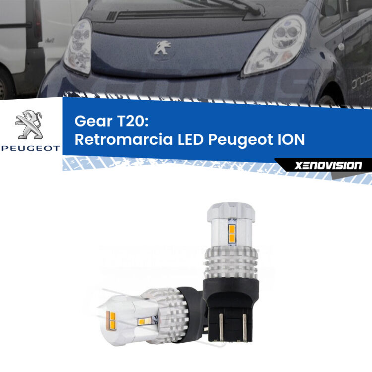 0 Retromarcia LED Peugeot ION  2010 - 2019: T20 Bolt <strong>LED T20 </strong><strong>retromarcia</strong> <strong>Peugeot</strong> <strong>ION </strong> 2010 - 2019. Coppia LED effetto Stealth, ottima resa in ogni direzione, Qualità Massima.