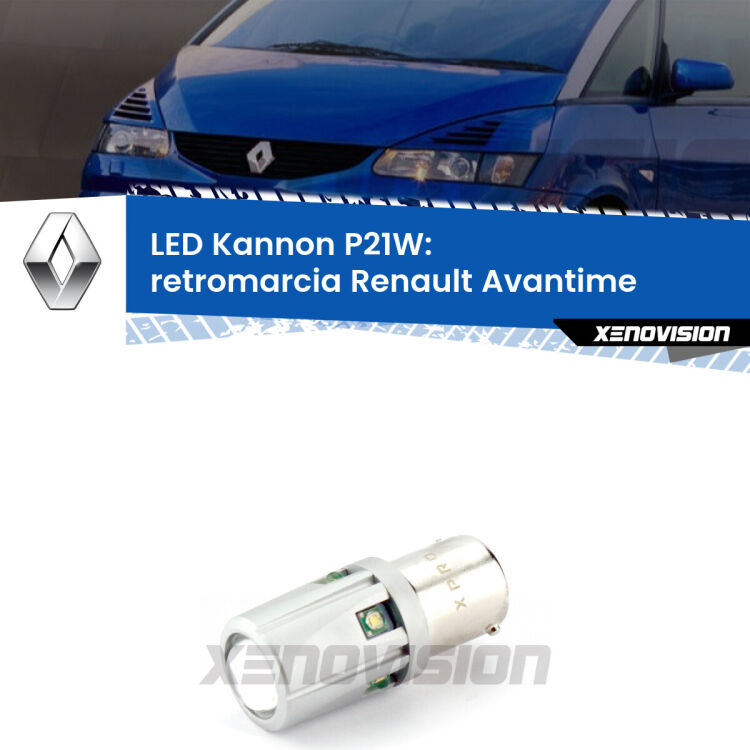 <strong>LED per Retromarcia Renault Avantime  2001 - 2003.</strong>Lampadina P21W con una poderosa illuminazione frontale rafforzata da 5 potenti chip laterali.
