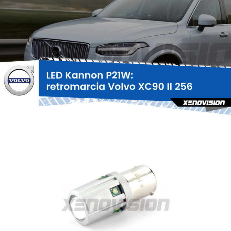 <strong>LED per Retromarcia Volvo XC90 II 256 2014 - 2019.</strong>Lampadina P21W con una poderosa illuminazione frontale rafforzata da 5 potenti chip laterali.