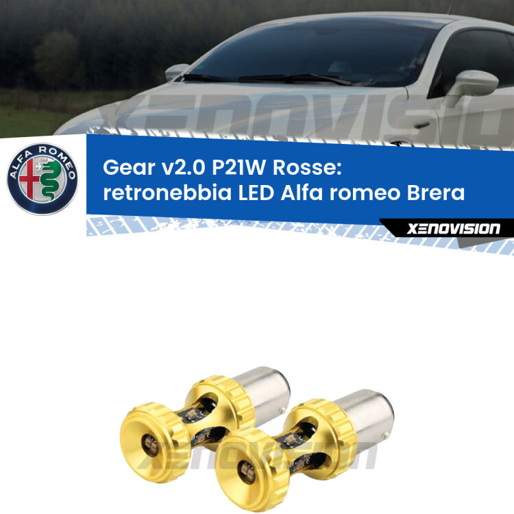 0 Retronebbia LED Alfa romeo Brera 939: Gear v2.0 P21W Rosse (Coppia) <p>Pregiati chip Philips ZES luce Rossa per <strong>retronebbia LED Alfa romeo Brera 939</strong>. Super Canbus, Top Quality.</p>