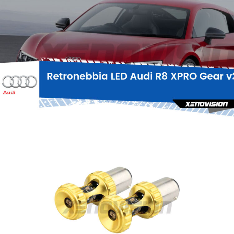 0 Retronebbia LED Audi R8 42: Gear v2.0 P21W Rosse (Coppia) <p>Pregiati chip Philips ZES luce Rossa per <strong>retronebbia LED Audi R8 42</strong>. Super Canbus, Top Quality.</p>