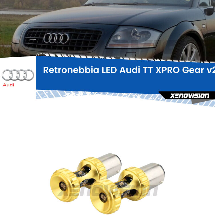 0 Retronebbia LED Audi TT 8N: Gear v2.0 P21W Rosse (Coppia) <p>Pregiati chip Philips ZES luce Rossa per <strong>retronebbia LED Audi TT 8N</strong>. Super Canbus, Top Quality.</p>