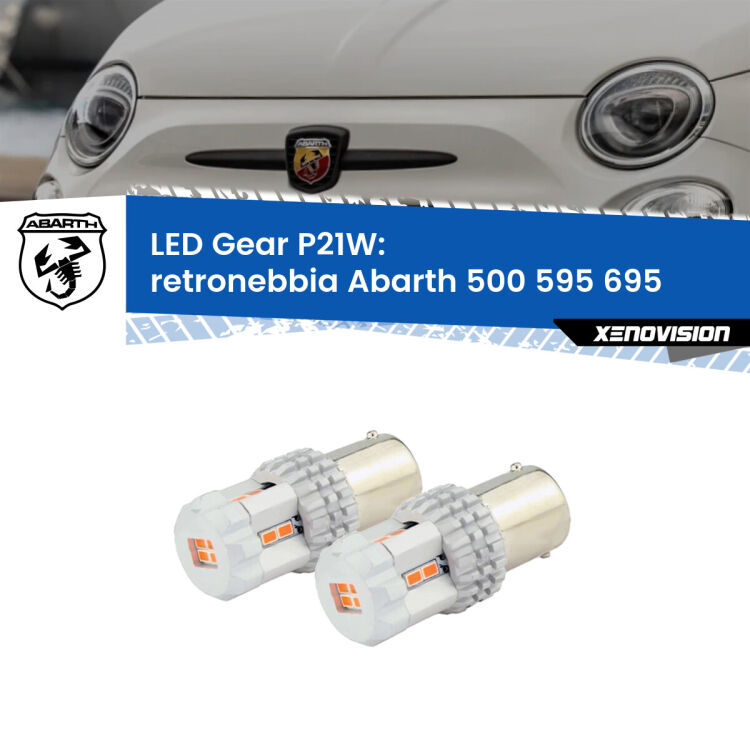 0 Retronebbia LED per Abarth 500 595 695 2008 - 2014: P21W Gear <p>Coppia <strong>LED P21W Rossi per </strong><strong>Retronebbia</strong> <strong>Abarth</strong> <strong>500 595 695 </strong> 2008 - 2014: ultracompatti, illuminazione a 360 gradi e Canbus. Qualità Massima.</p>
<div> </div>