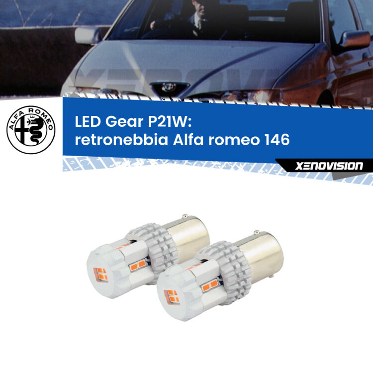0 Retronebbia LED per Alfa romeo 146 1994 - 2001: P21W Gear <p>Coppia <strong>LED P21W Rossi per </strong><strong>Retronebbia</strong> <strong>Alfa romeo</strong> <strong>146 </strong> 1994 - 2001: ultracompatti, illuminazione a 360 gradi e Canbus. Qualità Massima.</p>
<div> </div>