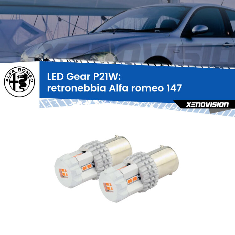 0 Retronebbia LED per Alfa romeo 147 2000 - 2010: P21W Gear <p>Coppia <strong>LED P21W Rossi per </strong><strong>Retronebbia</strong> <strong>Alfa romeo</strong> <strong>147 </strong> 2000 - 2010: ultracompatti, illuminazione a 360 gradi e Canbus. Qualità Massima.</p>
<div> </div>