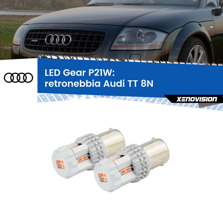 0 Retronebbia LED per Audi TT 8N 1998 - 2006: P21W Gear <p>Coppia <strong>LED P21W Rossi per </strong><strong>Retronebbia</strong> <strong>Audi</strong> <strong>TT </strong>(8N) 1998 - 2006: ultracompatti, illuminazione a 360 gradi e Canbus. Qualità Massima.</p>
<div> </div>