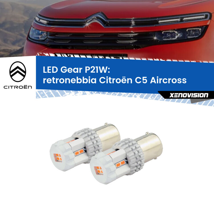 0 Retronebbia LED per Citroën C5 Aircross 2017 in poi: P21W Gear <p>Coppia <strong>LED P21W Rossi per </strong><strong>Retronebbia</strong> <strong>Citroën</strong> <strong>C5 Aircross </strong> 2017 in poi: ultracompatti, illuminazione a 360 gradi e Canbus. Qualità Massima.</p>
<div> </div>