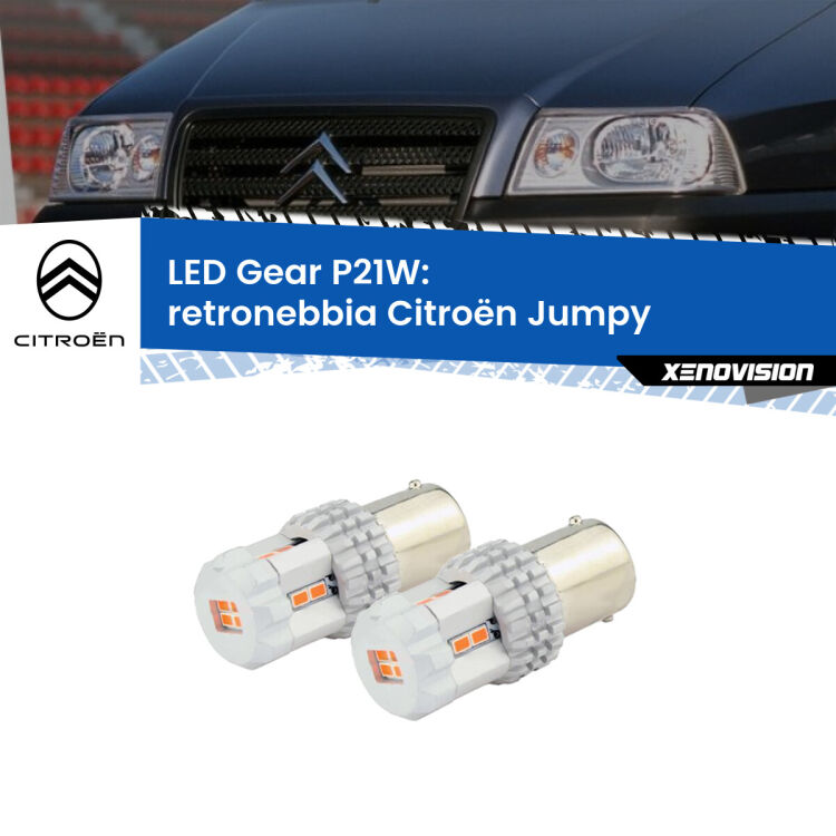 0 Retronebbia LED per Citroën Jumpy 1994 - 2005: P21W Gear <p>Coppia <strong>LED P21W Rossi per </strong><strong>Retronebbia</strong> <strong>Citroën</strong> <strong>Jumpy </strong> 1994 - 2005: ultracompatti, illuminazione a 360 gradi e Canbus. Qualità Massima.</p>
<div> </div>