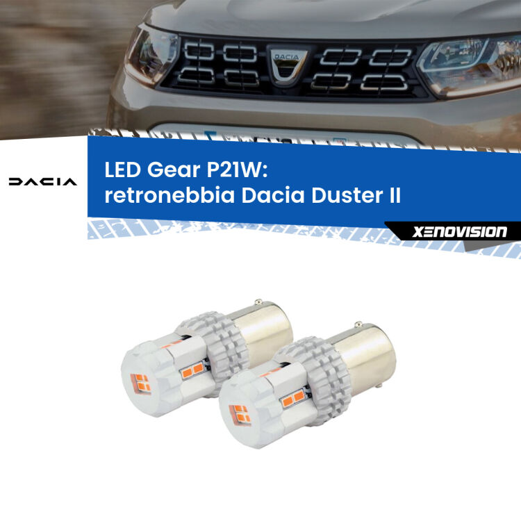 0 Retronebbia LED per Dacia Duster II 2017 in poi: P21W Gear <p>Coppia <strong>LED P21W Rossi per </strong><strong>Retronebbia</strong> <strong>Dacia</strong> <strong>Duster </strong>(II) 2017 in poi: ultracompatti, illuminazione a 360 gradi e Canbus. Qualità Massima.</p>
<div> </div>