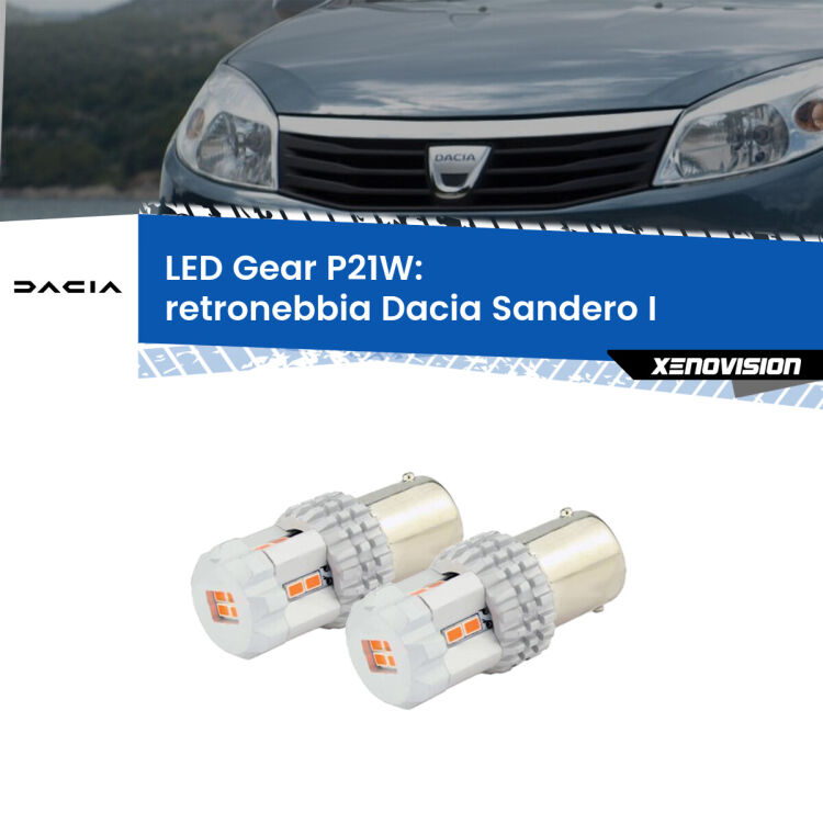 0 Retronebbia LED per Dacia Sandero I 2008 - 2012: P21W Gear <p>Coppia <strong>LED P21W Rossi per </strong><strong>Retronebbia</strong> <strong>Dacia</strong> <strong>Sandero I </strong> 2008 - 2012: ultracompatti, illuminazione a 360 gradi e Canbus. Qualità Massima.</p>
<div> </div>