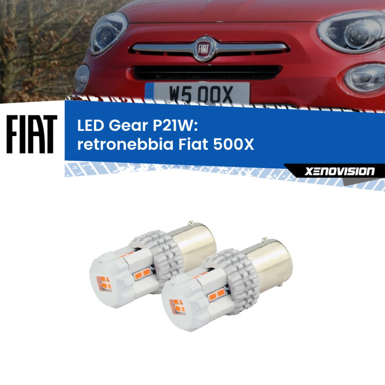 0 Retronebbia LED per Fiat 500X  2014 in poi: P21W Gear <p>Coppia <strong>LED P21W Rossi per </strong><strong>Retronebbia</strong> <strong>Fiat</strong> <strong>500X </strong> 2014 in poi: ultracompatti, illuminazione a 360 gradi e Canbus. Qualità Massima.</p>
<div> </div>