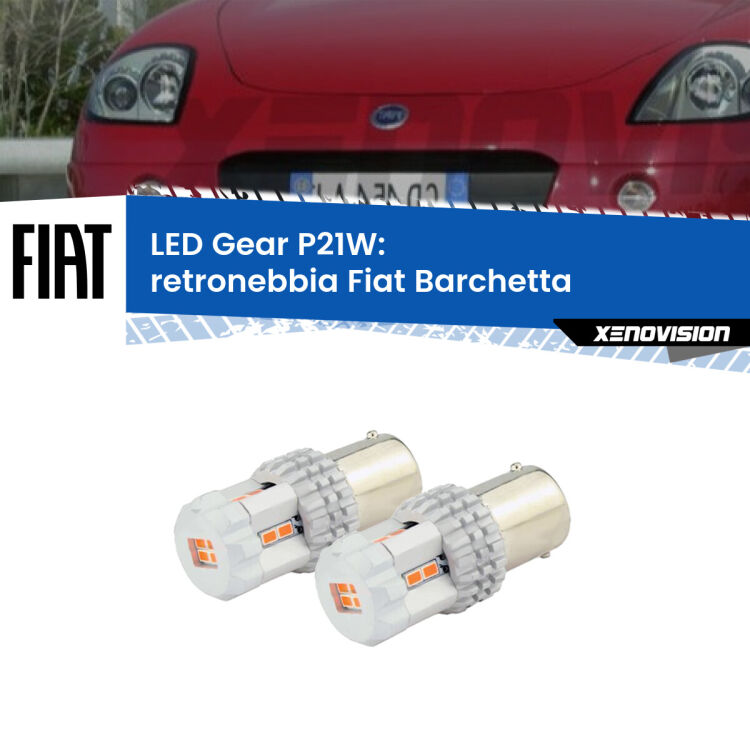 0 Retronebbia LED per Fiat Barchetta  1995 - 2005: P21W Gear <p>Coppia <strong>LED P21W Rossi per </strong><strong>Retronebbia</strong> <strong>Fiat</strong> <strong>Barchetta </strong> 1995 - 2005: ultracompatti, illuminazione a 360 gradi e Canbus. Qualità Massima.</p>
<div> </div>
